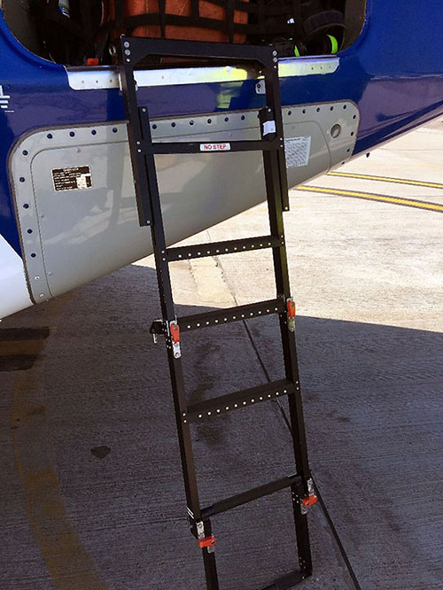 AW189 Foldable Cargo Bay Ladder